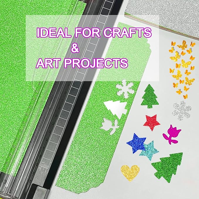 20 Sheets Glitter Decorative Cardstock Paper 30 X 20cm A4 Paper