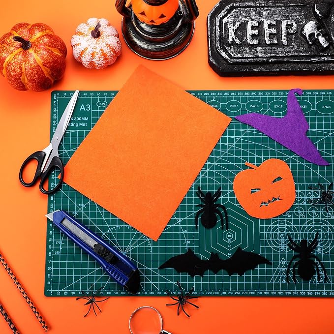 24 Piece Halloween Felt Fabric Sheets