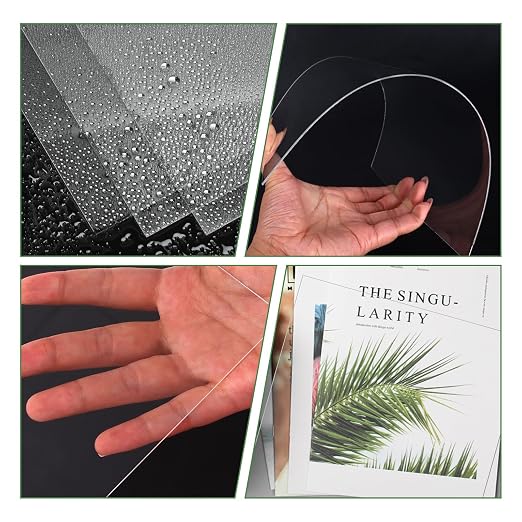 TKOnline 14 PCS Plexiglass Sheets, Invitations, Poster Frames Plastic Board