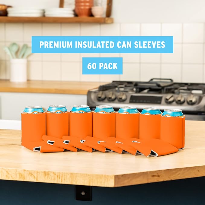 Blank Beer Can Cooler Sleeves Soft Insulated Beer Can Coolies
