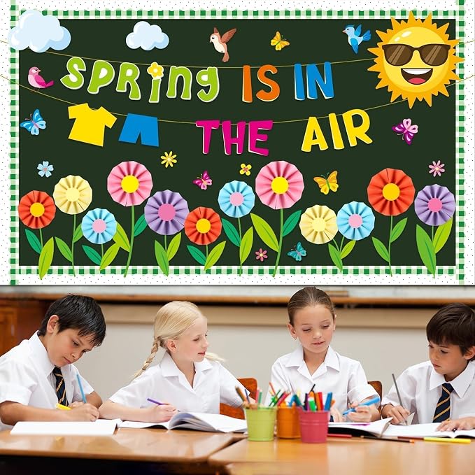 Summer Bulletin Board Classroom Decorations 3D Summer Butterfly Flower Bulletin