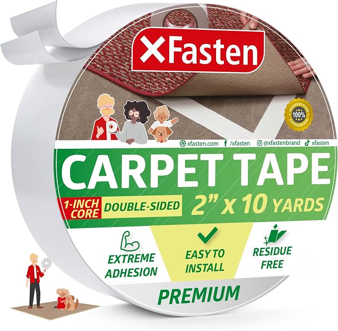 XFasten Double-Sided Carpet Tape