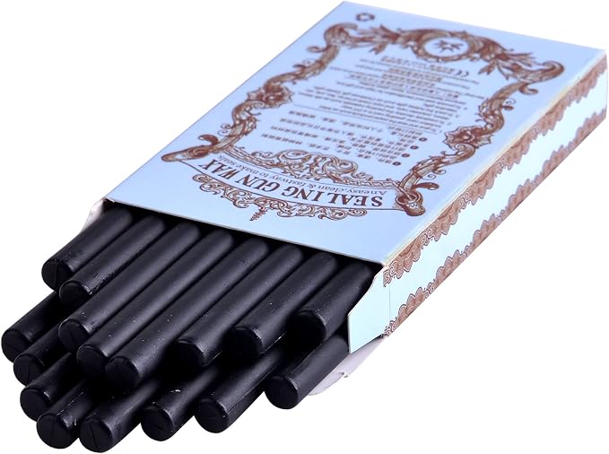 16pcs/Set Black Glue Gun Sealing Wax Stick