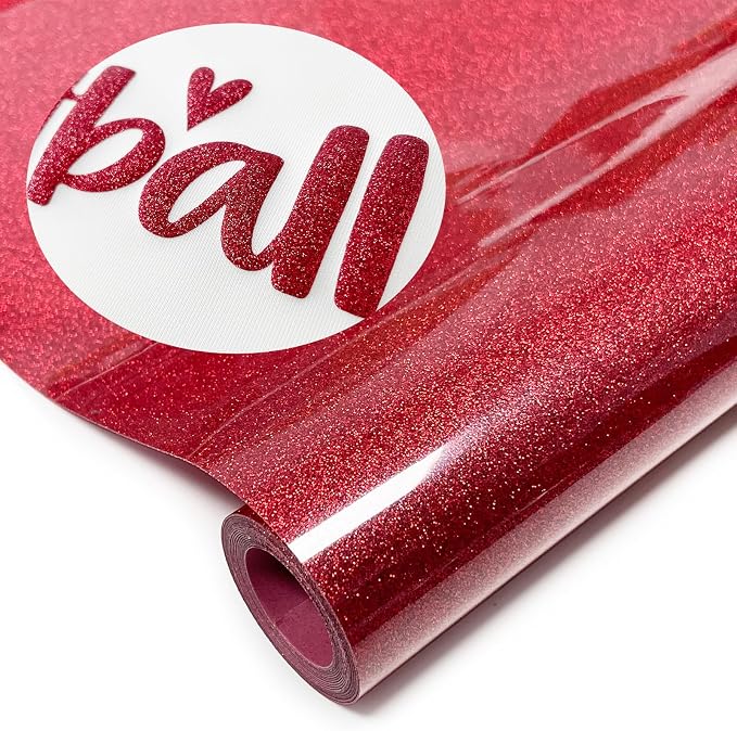 Glitter Puff Heat Transfer Vinyl, 12in X 5ft Iron on Vinyl | 3D Puff, Wash No