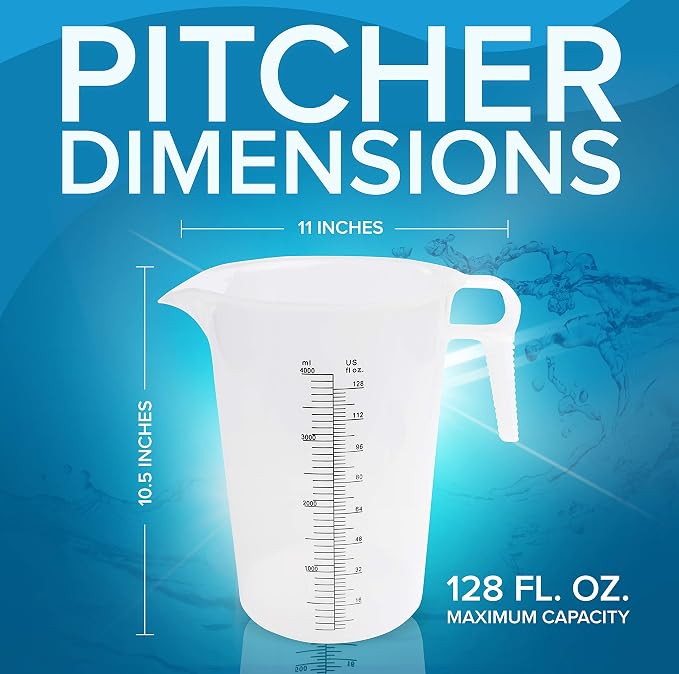 ACCUPOUR 32oz Measuring Pitcher, Pool and Lawn