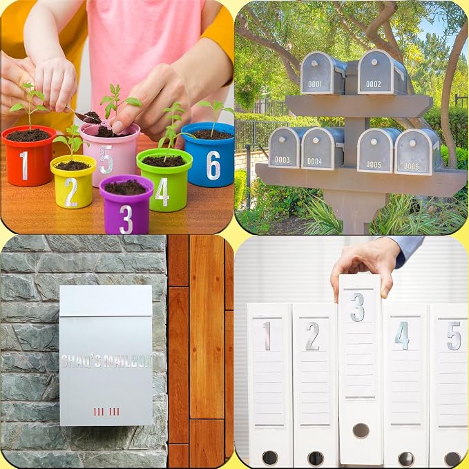 Letter Stickers, Mailbox Numbers, 2 Inch Waterproof Vinyl Alphabet | 2 Inch