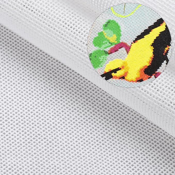 Needlepoint Canvas, 13 Mesh Needlepoint Canvas, Blank Canvas Cloth