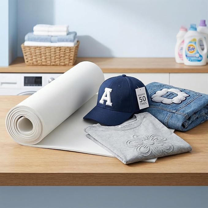 COCICA Embroidery 3D Puff Foam Roll, Bags and Hand Sewing
