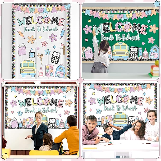 Composition Notebook Bulletin Board Welcome Back to School Classroom