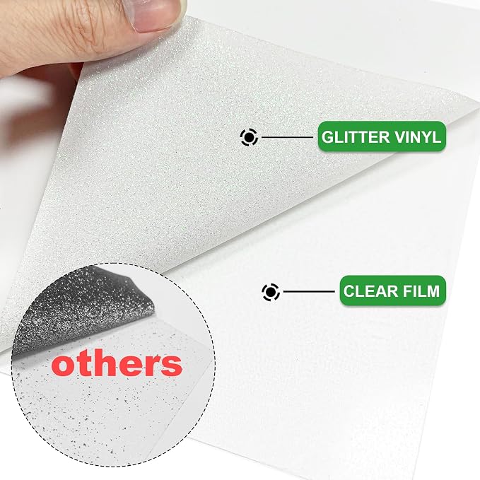 Glitter HTV Heat Transfer Vinyl Rolls
