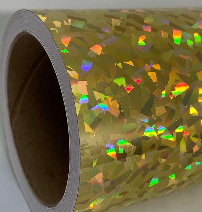 Holographic Crystal Sign Vinyl, HOLOCRYSTAL self-Adhesive Plastic