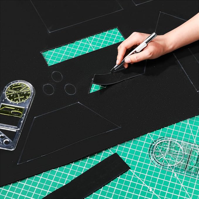 Pushglossy EVA Foam Roll 2mm Thickness Foams Sheets 23.6" x 393.7" Metallic