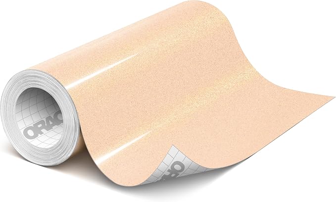 ORACAL 851 Cast Bridal Pink Lace Metallic Sparkle Glitter Craft Film Premium