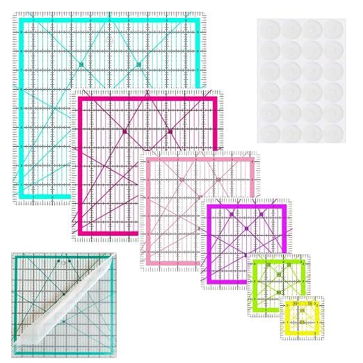 6 Quilting Rulers, Square Quilting Rulers | Quilting Rulers and Templates