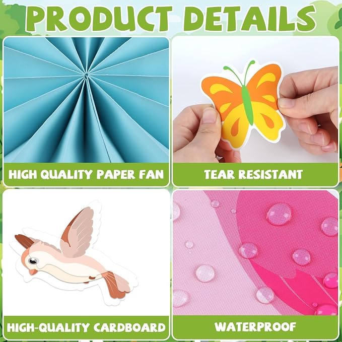 Summer Bulletin Board Classroom Decorations 3D Summer Butterfly Flower Bulletin