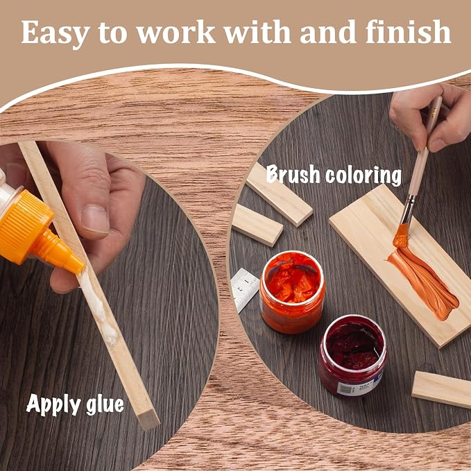 Wood Strips Slats Wooden Dowels