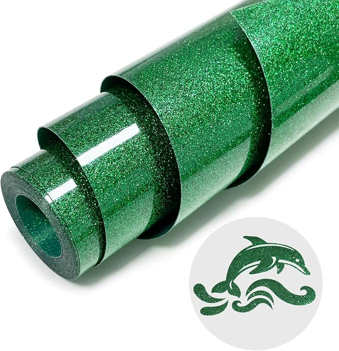 Green Glitter HTV Heat Transfer Vinyl