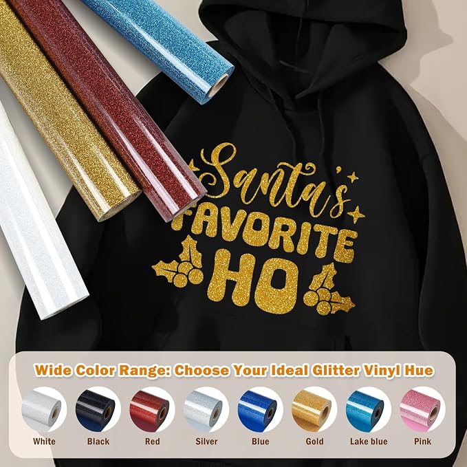 TUMIYA Gold Glitter Heat Transfer Vinyl HTV Roll