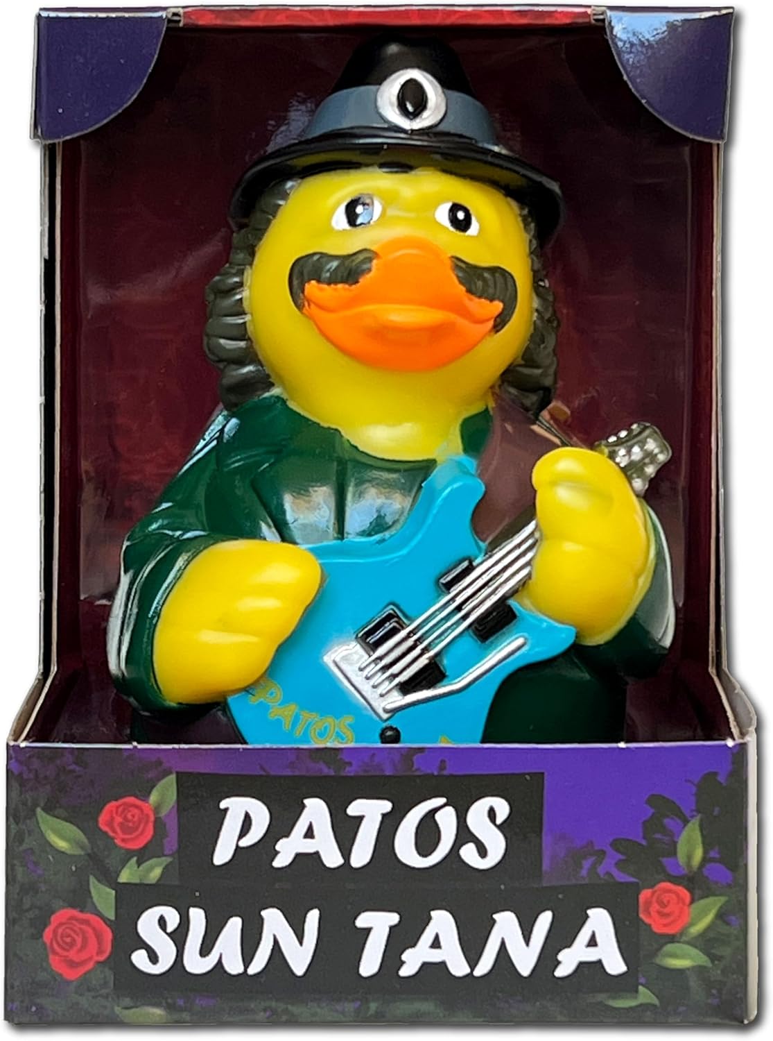 CelebriDucks - Patos Sun Tana - Quack Mallard Woman - Floating Rubber Ducks - Collectible Bath Toy Gift for Kids & Adults of All Ages