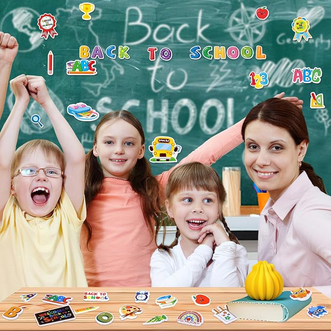 600 Pcs Back to School Foam Stickers Self Adhesive