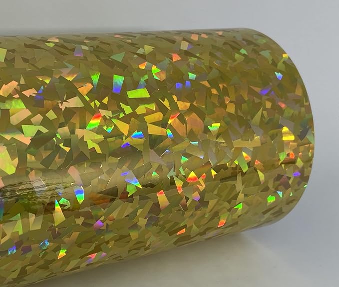 Holographic Crystal Sign Vinyl, HOLOCRYSTAL self-Adhesive Plastic