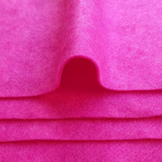 Jtnohx Color Felt, Soft Felt Sheets, 1.4mm Thick 8"x12" Handicraft Felt Fabrics