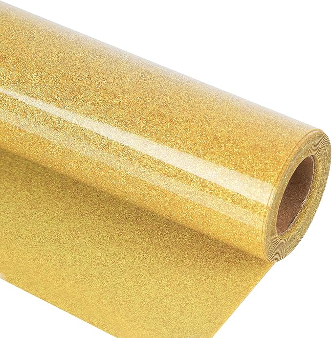 guangyintong Glitter Gold Heat Transfer Vinyl HTV Rolls
