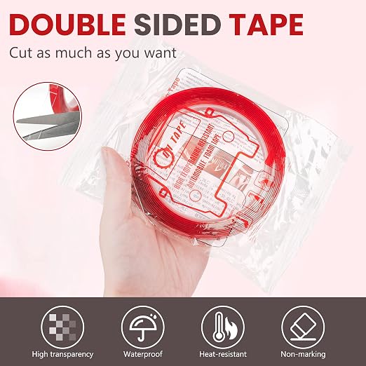 Double Sided Tape for Nails Double Tape for Nail Salon Supplies | 6 Rolls