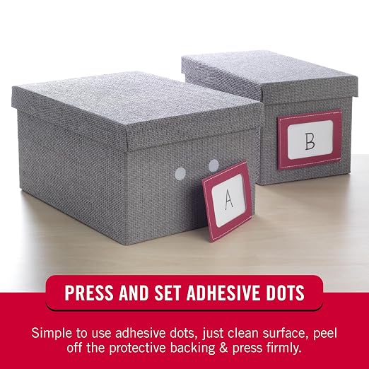 VELCRO Brand Dots with Adhesive White | 200 Pk | 3/4" Circles | Sticky Back