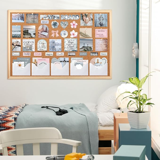 Prayer Board Kit Blue Prayer Board Supplies Not Including Board | Prayer Room