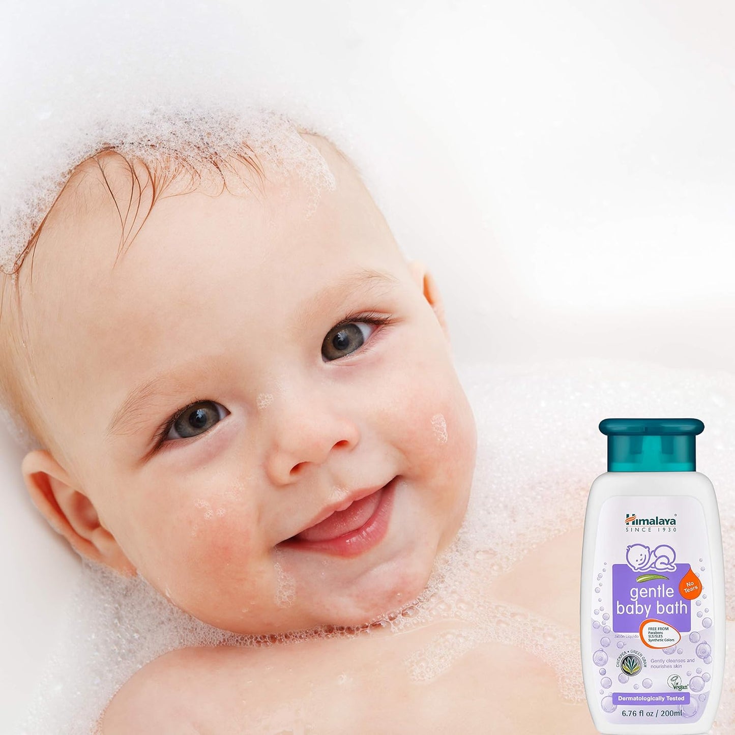 Himalaya Gentle Baby Bath, Gentle, Non-Irritating Cleanser for Nourishing Your Baby’s Skin, 13.53 oz