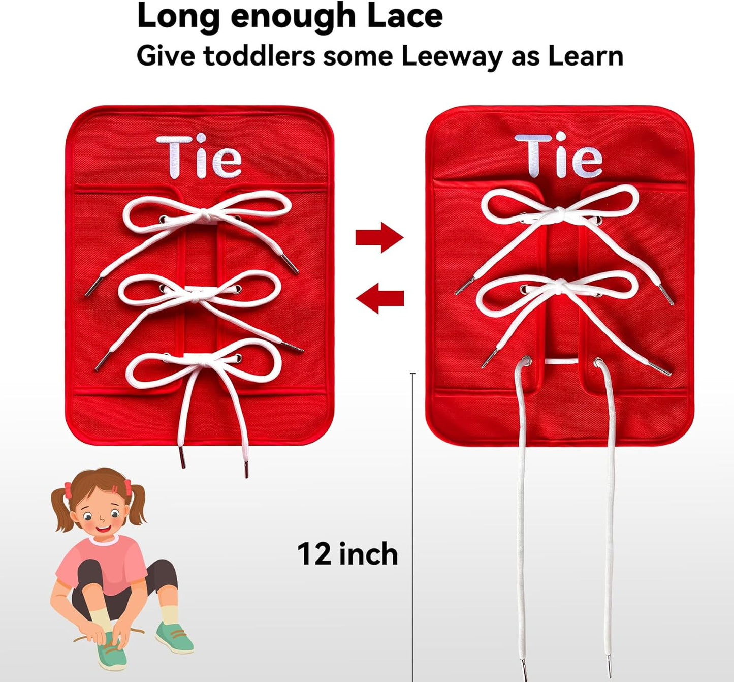 Montessori Fine Motor Toys for Toddlers, Basic Life Skills Early Learning Sensory Toys for 2 3 4 5 Year Old Xmas Gifts, Learn to Dress Preschool Homeschool Kindergarten Must Haves