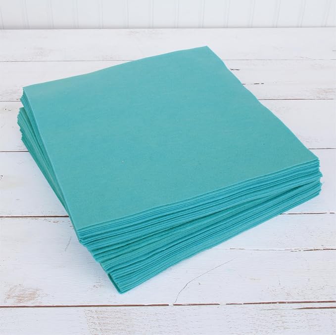 Threadart Teal Premium Felt Sheets