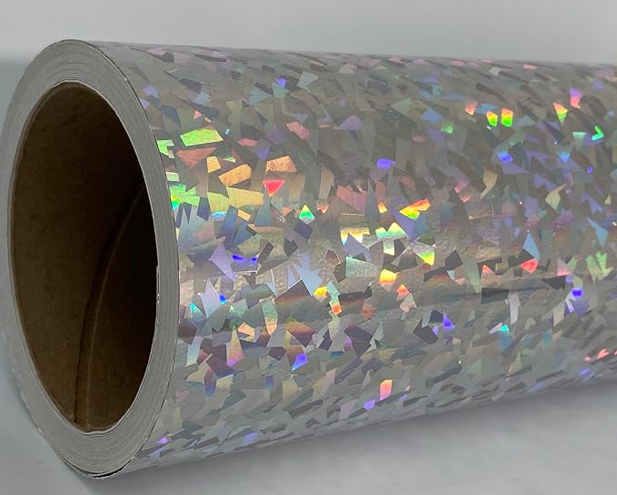 Holographic Crystal Sign Vinyl, HOLOCRYSTAL self-Adhesive Plastic