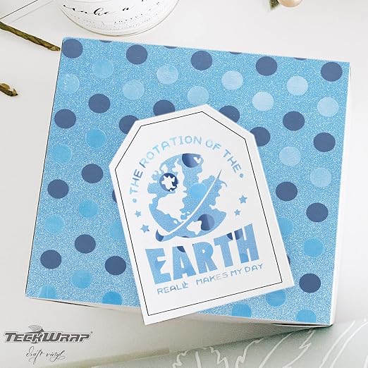TECKWRAP Spot Glitter Vinyl Adhesive Craft Vinyl