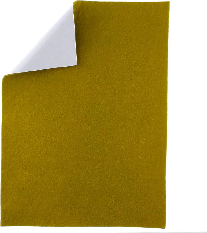 HBC Merino Wool Blend Felt Crafting Sheets Adhesive Backed