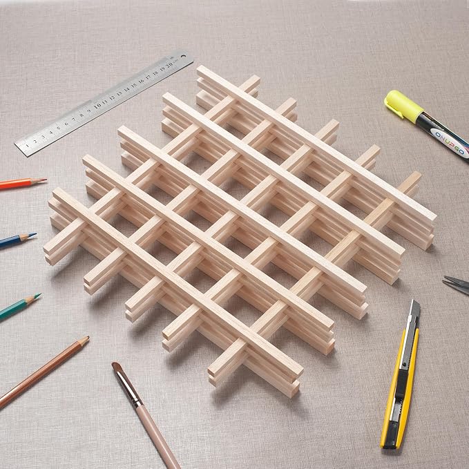 Balsa Wood Sticks, Unfinished Wooden Sticks