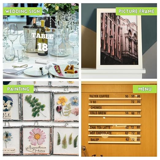 TKOnline 10 PCS Plexiglass Sheets, Invitations, Poster Frames Plastic Board