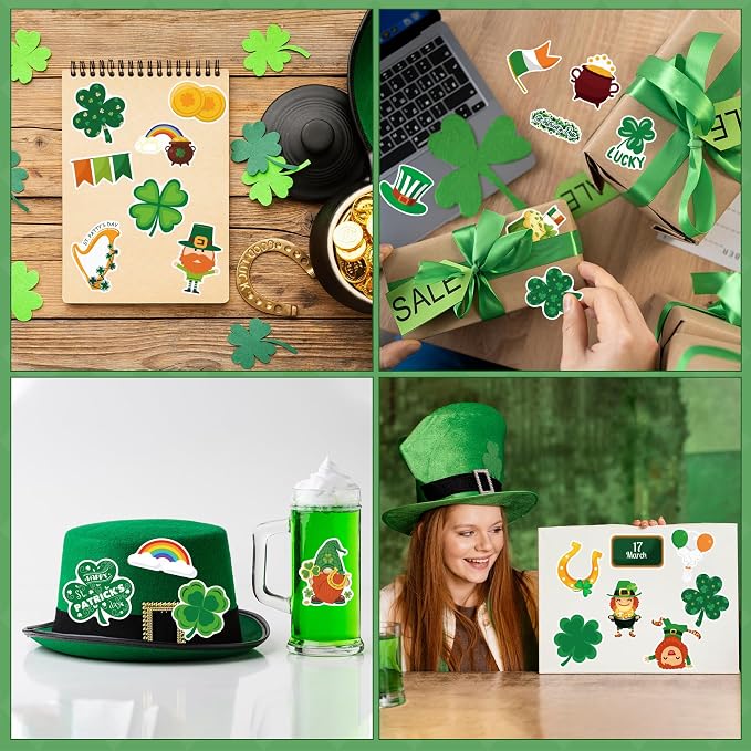 120 PCS St Patricks Day Stickers
