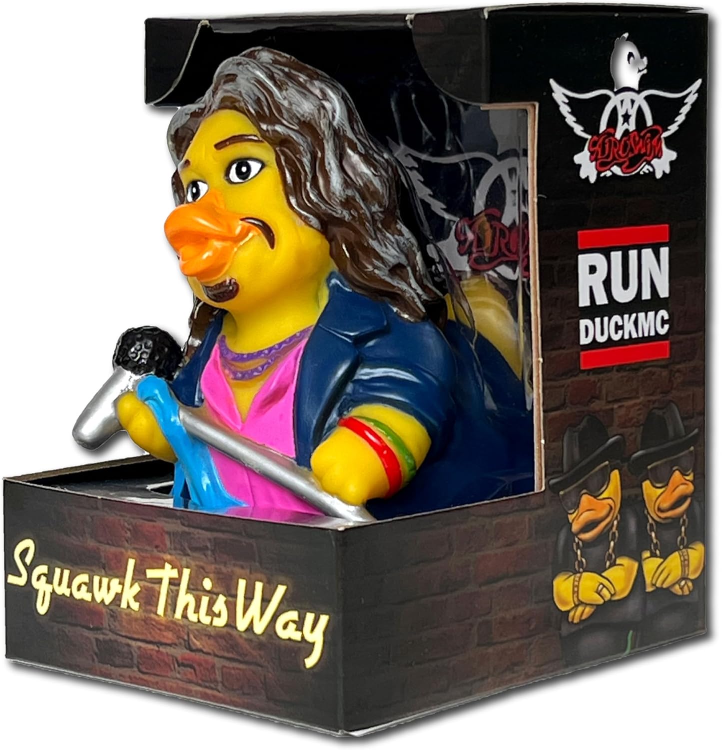 CelebriDucks - Squawk This Way - Floating Rubber Ducks - Collectible Bath Toy Gift for Kids & Adults of All Ages