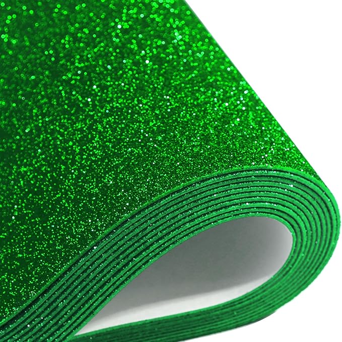 10 Sheets Glitter Paper Sheet for ‌St. Patrick's Day Juneteenth Decor Table