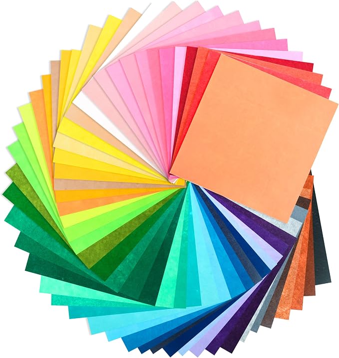50PCS 12 x 12”, 1mm Thick Stiff Felt Fabric Sheets Assorted Colours Felt Pack