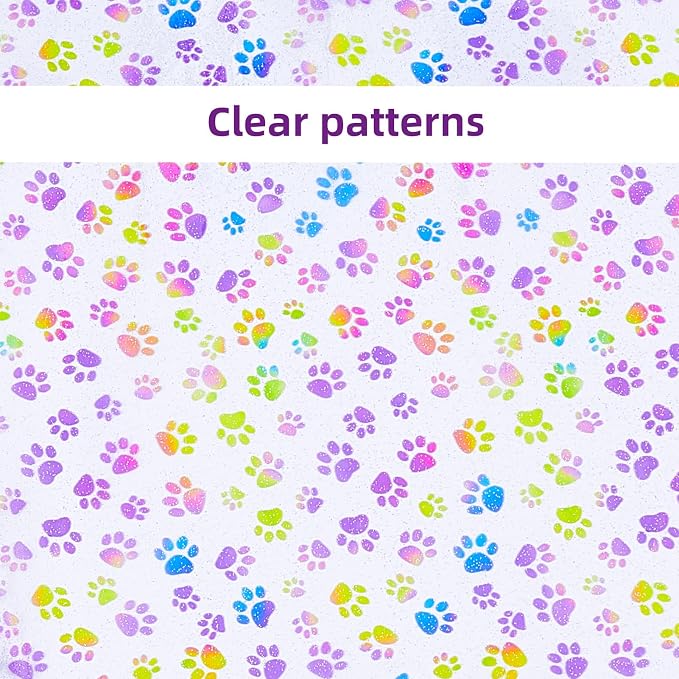 Printed TPU Jelly Faux Leather, 11.8 x 47.2 Inch Transparent Clear Jelly Vinyl