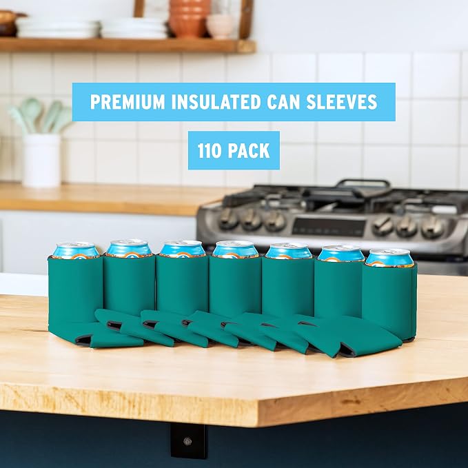 Blank Beer Can Cooler Sleeves Soft Insulated Beer Can Coolies