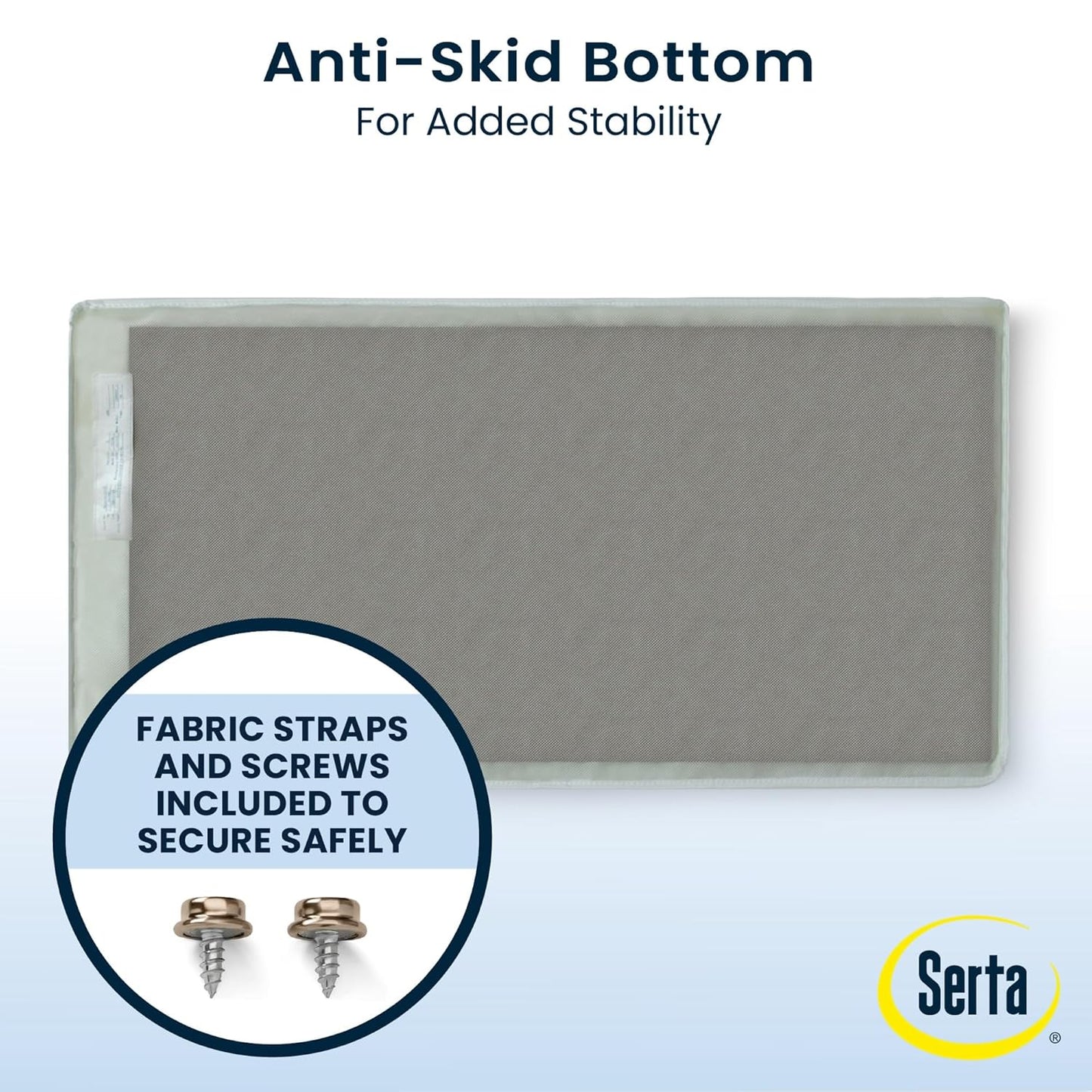 Serta Foam Contoured Changing Pad with Waterproof Cover