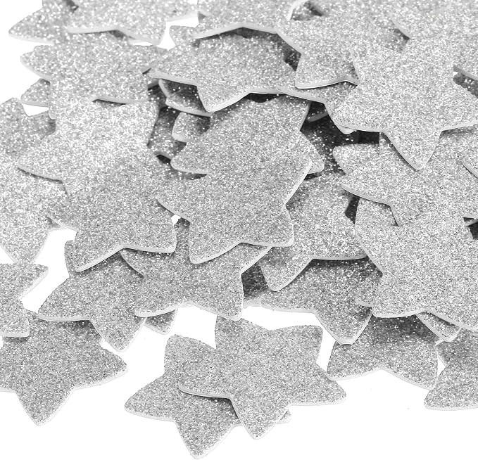 PATIKIL 1.4"x1.4" Star Foam Stickers