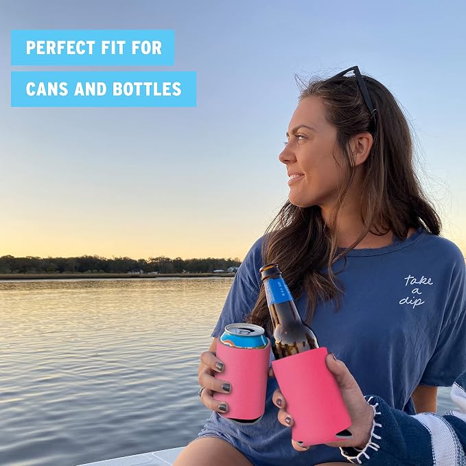 Blank Beer Can Coolers Sleeves Soft Insulated Beer Can Cooler Sleeves