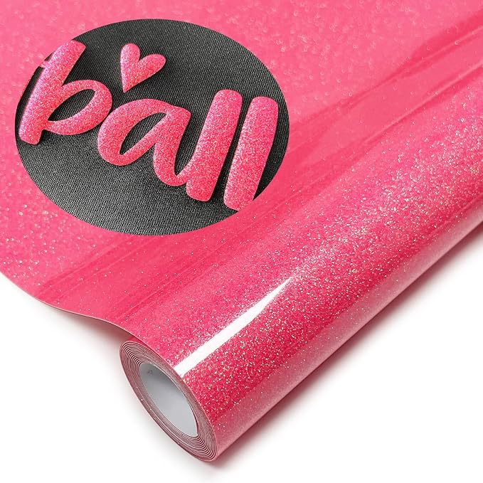 Glitter Puff Heat Transfer Vinyl, 12in X 5ft Iron on | 3D Puff, Wash No Fade