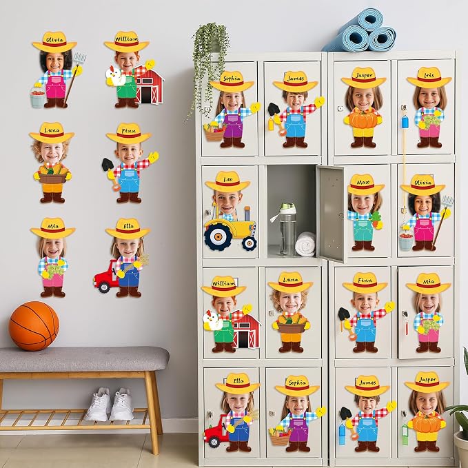 60pcs Farm Theme Cutouts Farmer