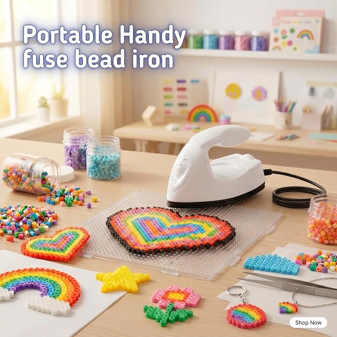 Honoson Mini Craft Iron Mini Heat Press Small Iron 3.93 x 2.36 x 2.76 in